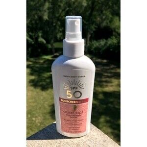 NEW! Bath & Body Works Costa Rica PINK PINEAPPLE SUNRISE SPF 50 Spray - 6 fl oz